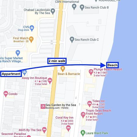 Great Location Condo 2 Min Walk From The Beach Fort Lauderdale Exterior photo